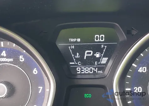 2012 Hyundai Elantra Gls (Ulsan Plant) from USA, damaged, VIN KMHDH4AE1CU306869